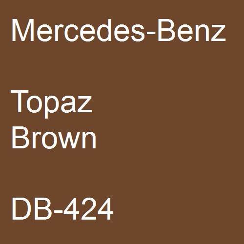 Mercedes-Benz, Topaz Brown, DB-424.